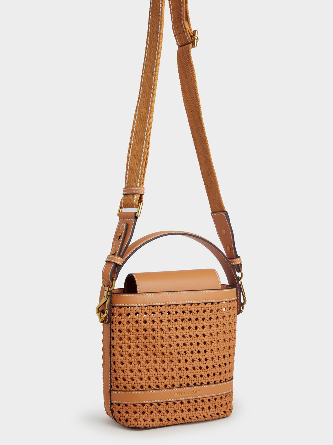 Coccinelle Woven Bucket Bag