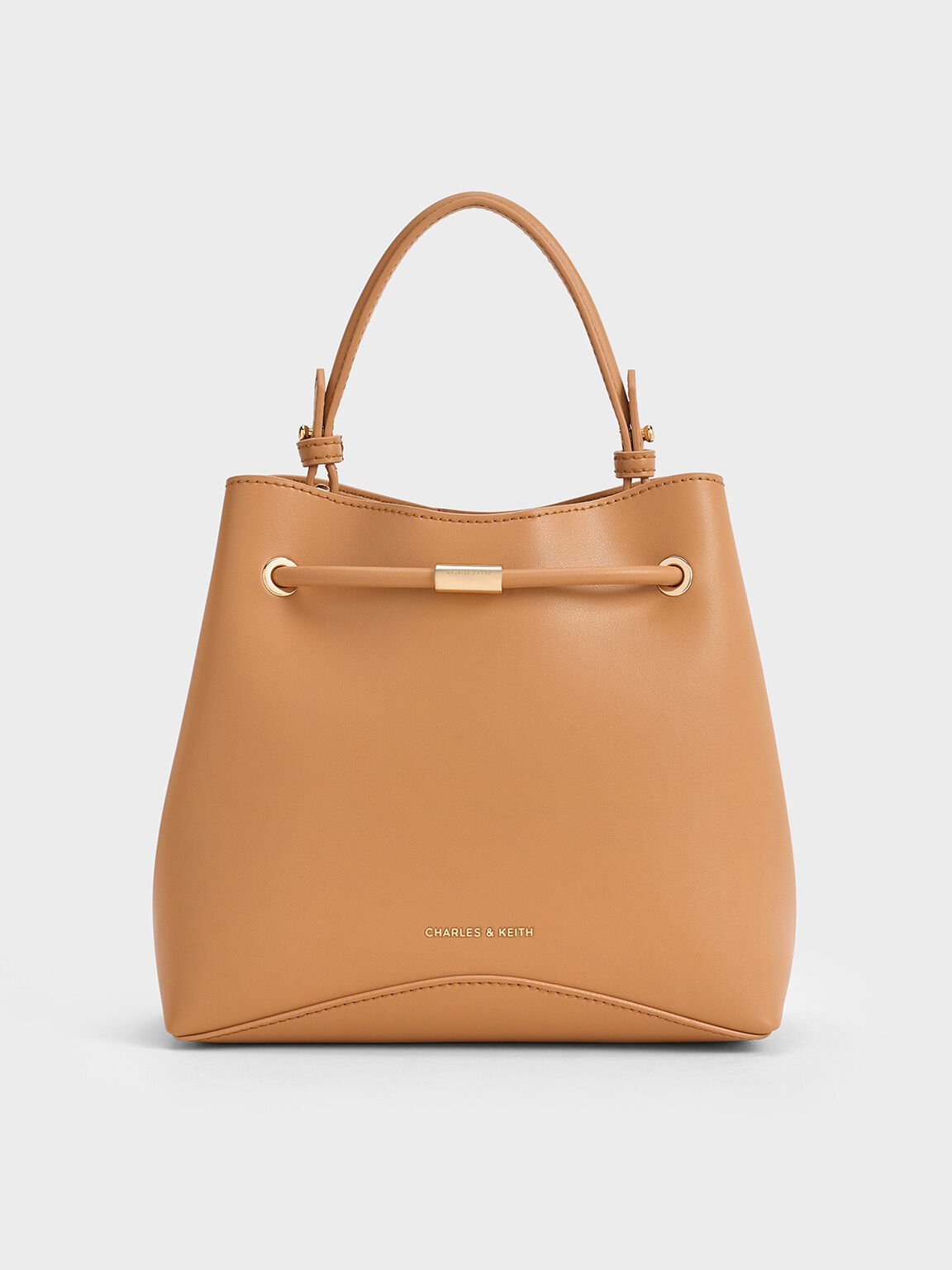 Sybill Geometric Bucket Bag, Toffee, hi-res