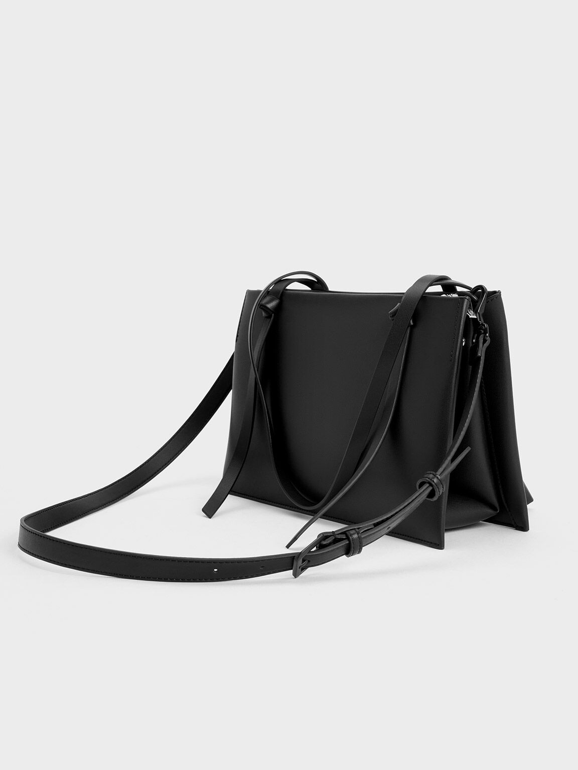 Midori Geometric Tote Bag - Noir