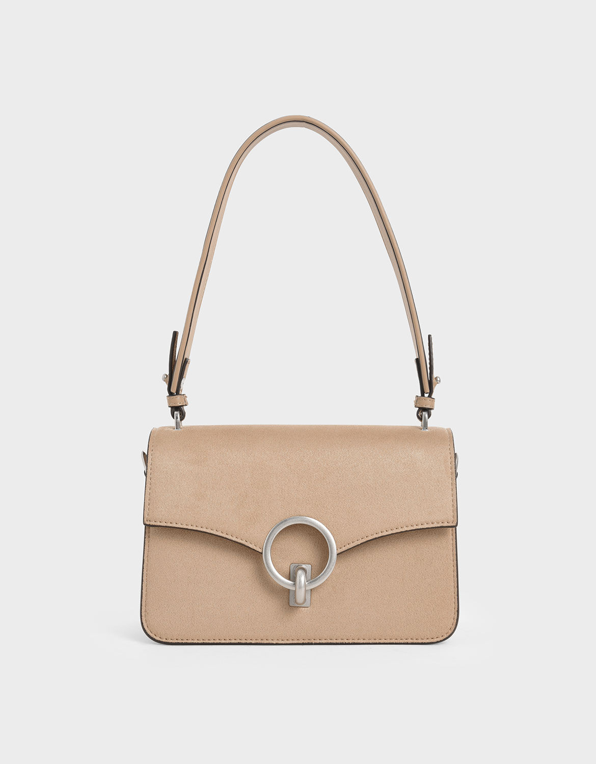 charles & keith textured tote bag