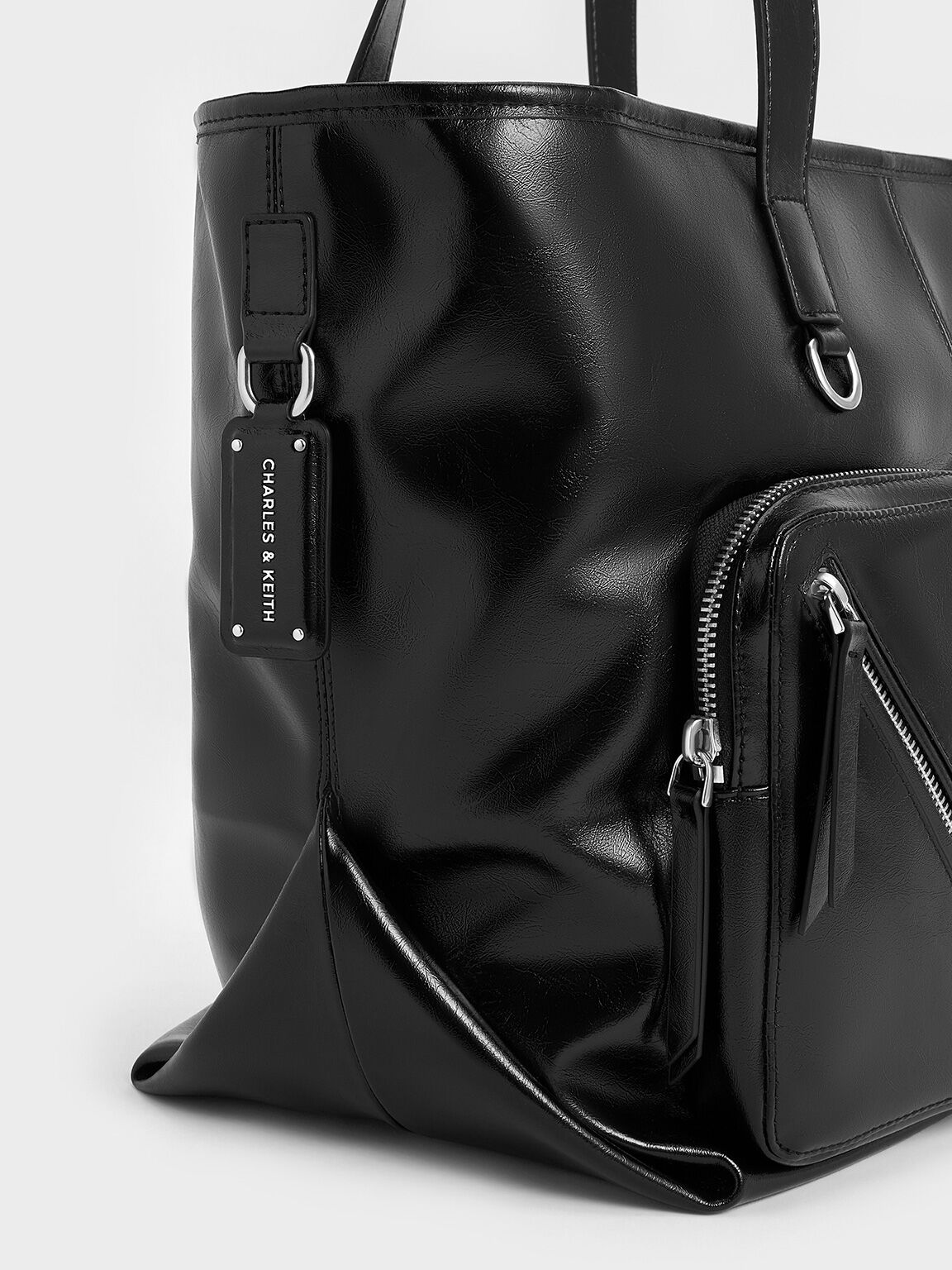 Sac cabas multi-poches Thora, Noir, hi-res