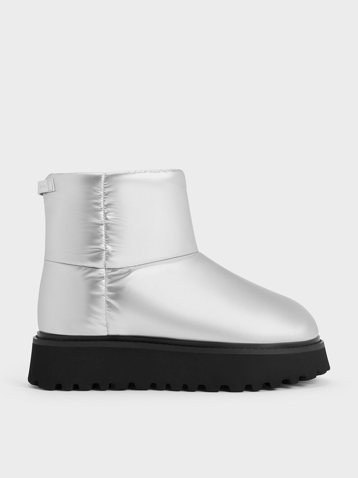 Bottines bouffantes Romilly, Argent, hi-res