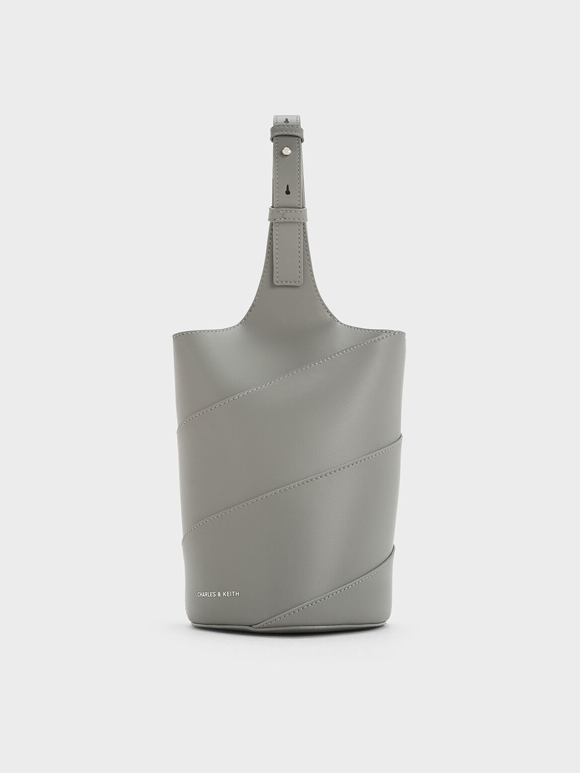 Sac seau cylindrique Trin, Gris, hi-res