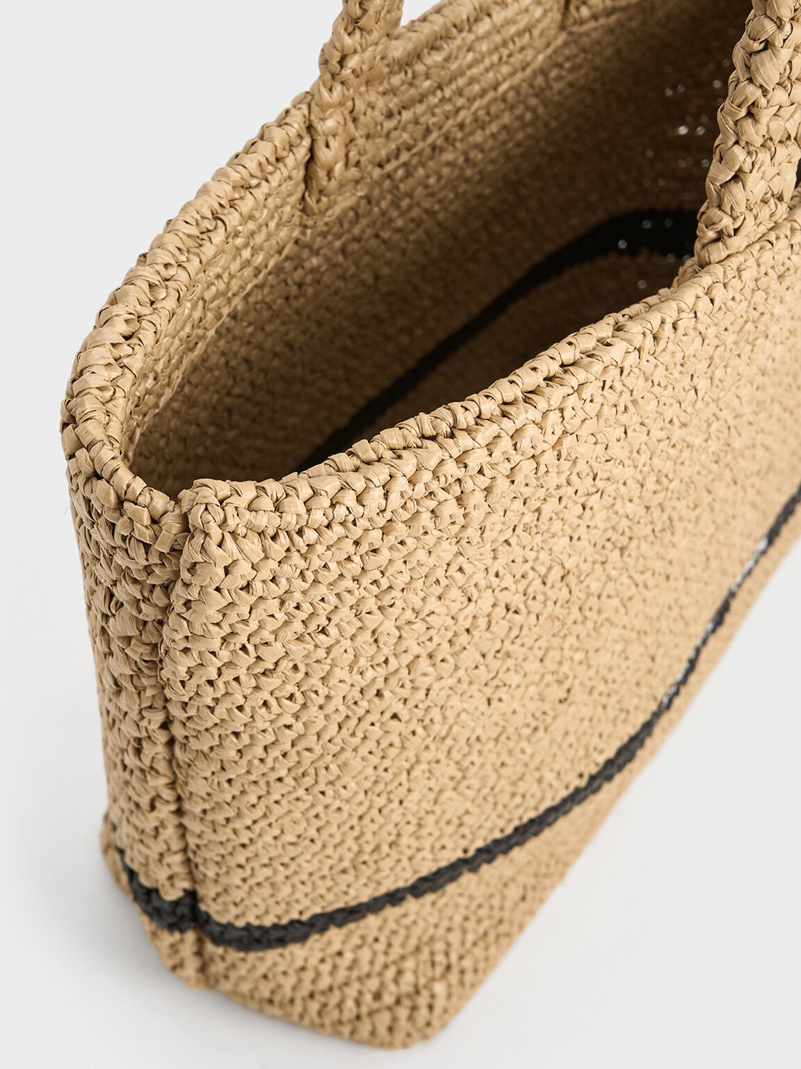 Sac cabas en maille Allegra, Beige, hi-res