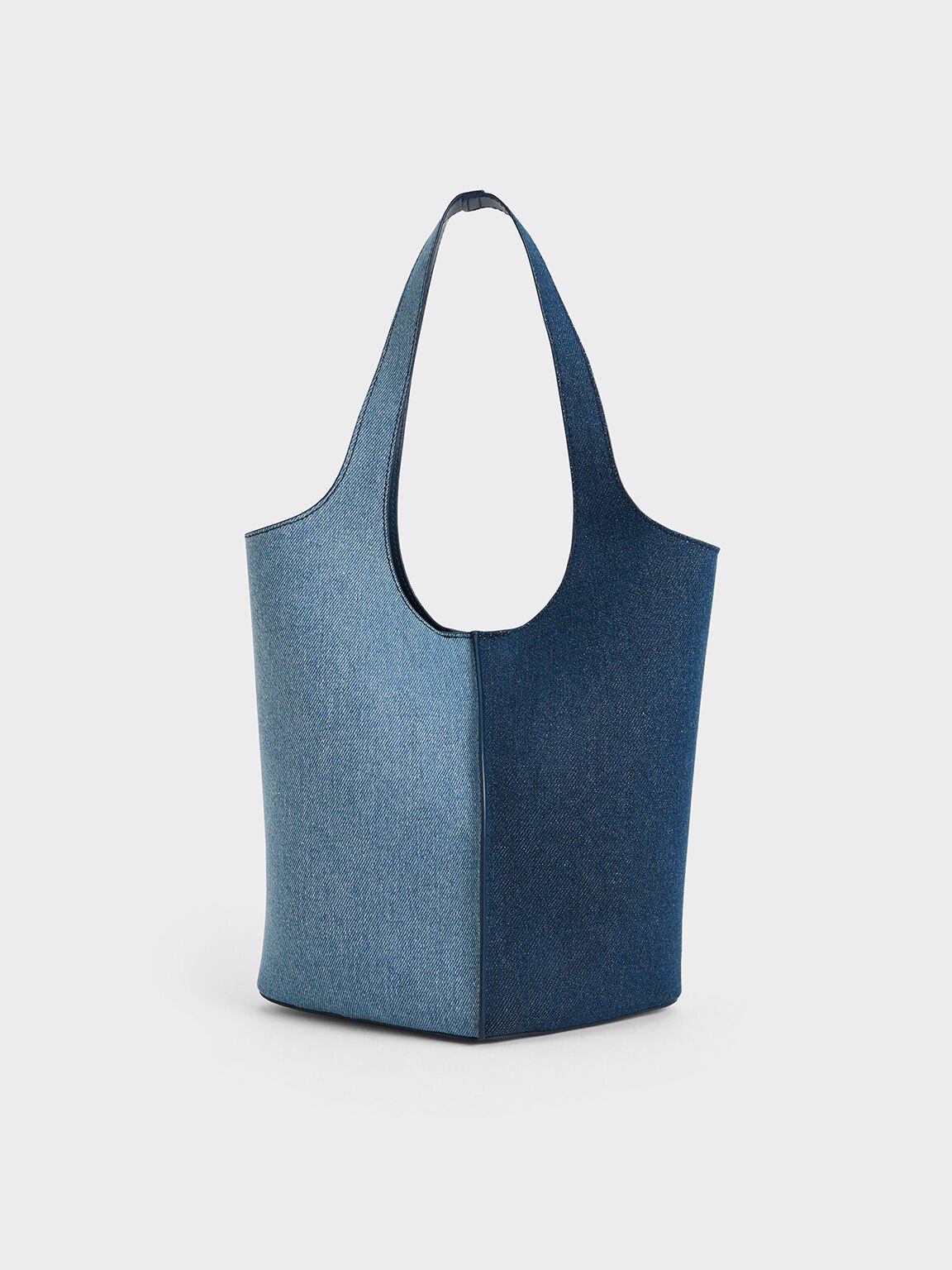 Grand sac cabas Arlys, Bleu Denim, hi-res