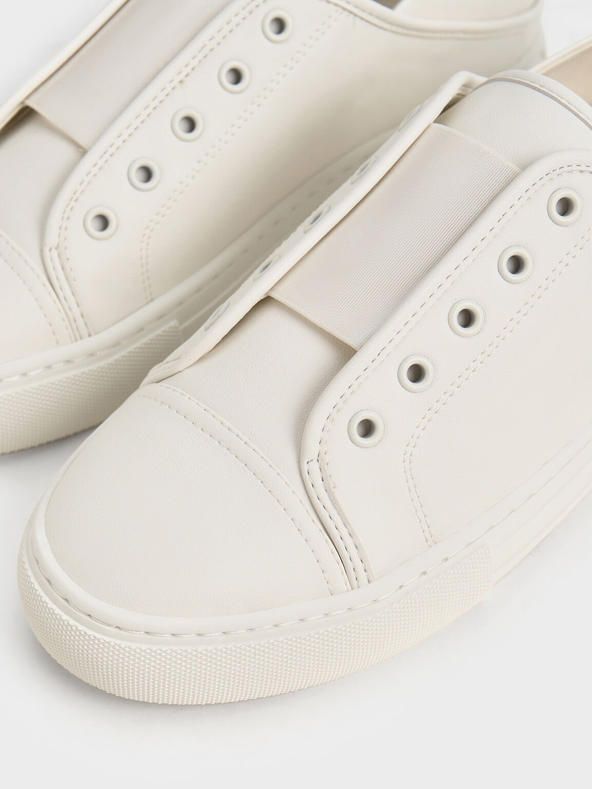 Zapatillas deportivas slip-on, Blanco, hi-res