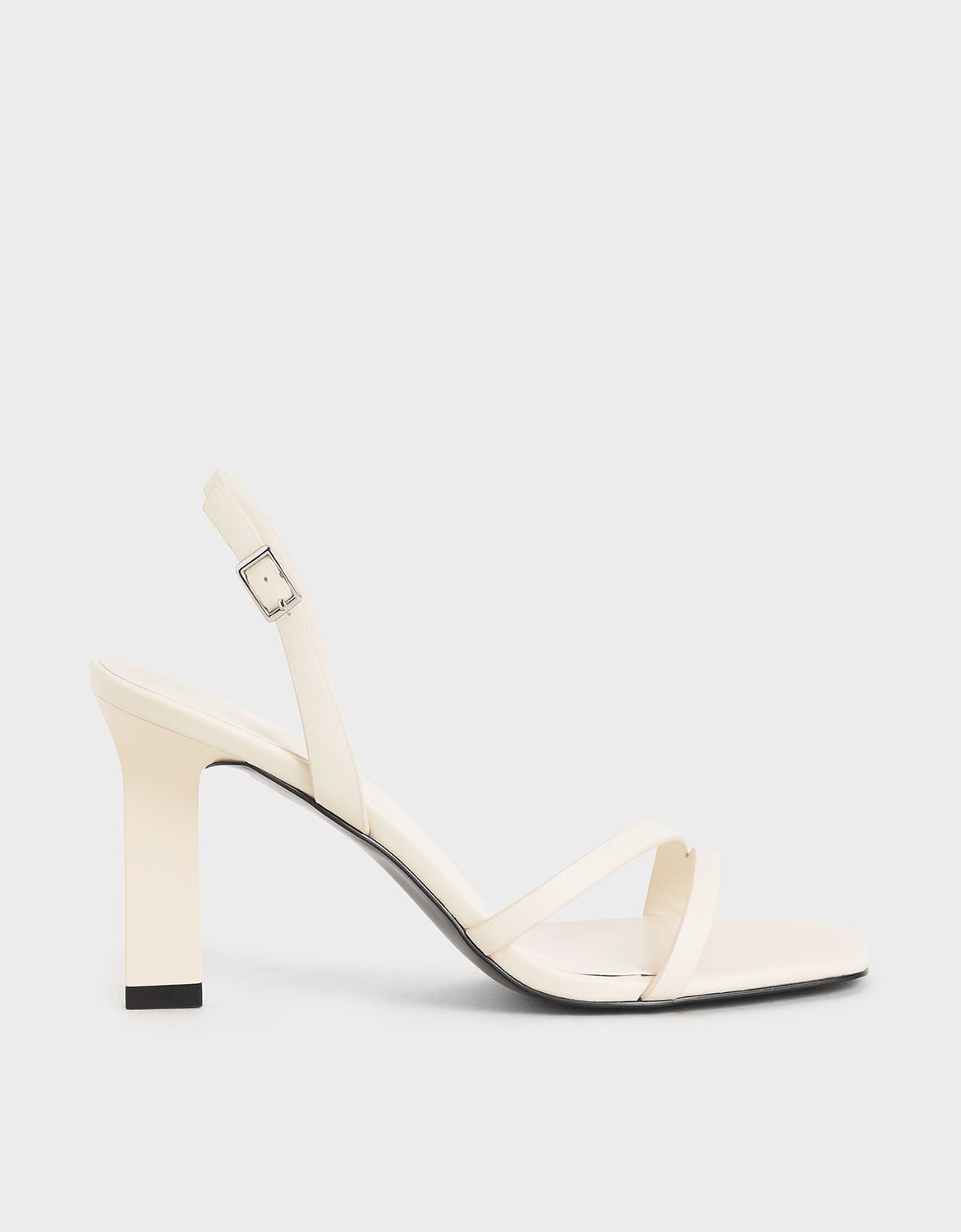 white slingback sandals