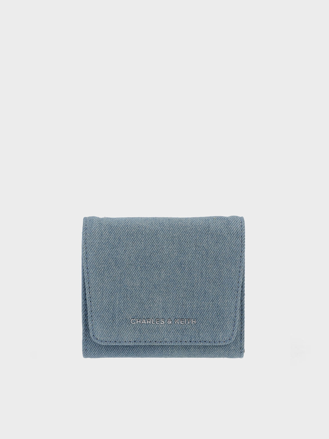 Irie Denim Front Flap Wallet, Denim Blue, hi-res