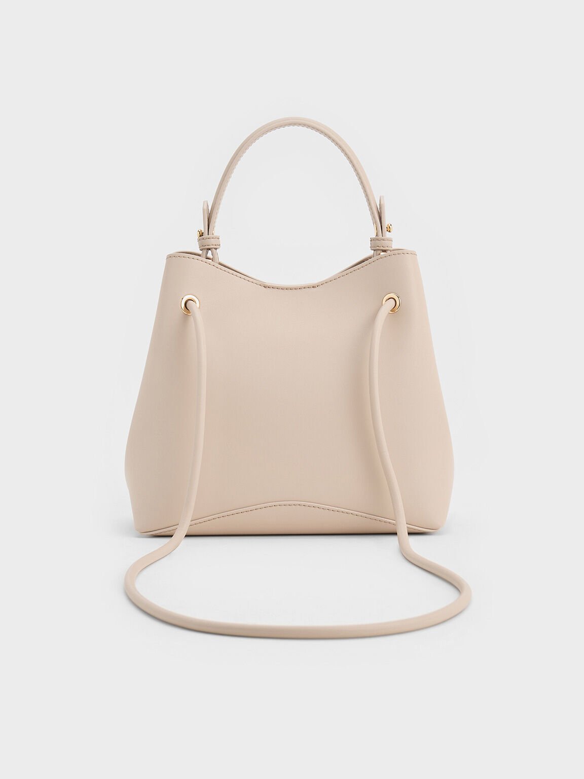 Sybill Geometric Bucket Bag, Oat, hi-res