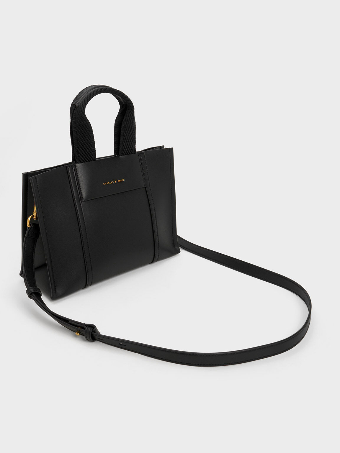 Mini Shalia Tote Bag - Black