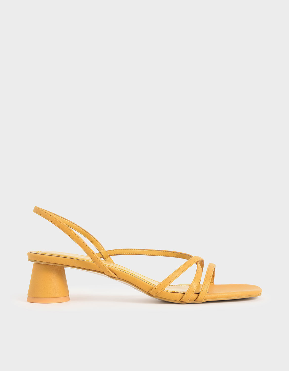 charles and keith yellow shoes