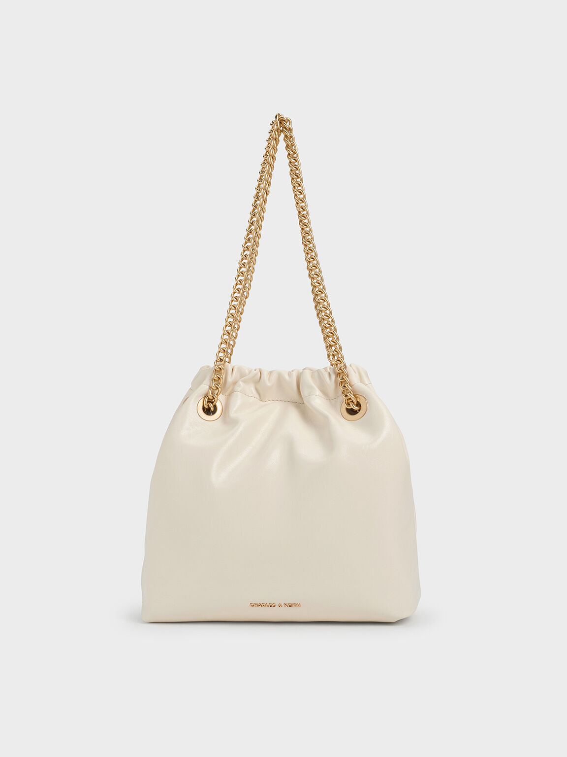 Caia Chain-Handle Tote Bag, Cream, hi-res