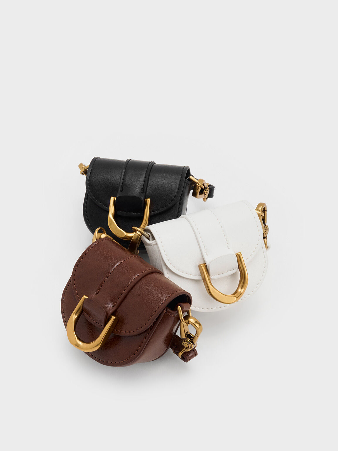 Pochette pour AirPods Gabine, Marron Foncé, hi-res