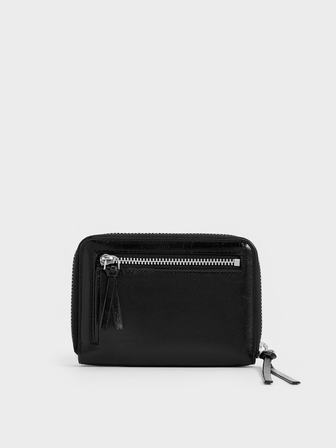 Cartera Xylia con cremallera, Noir, hi-res