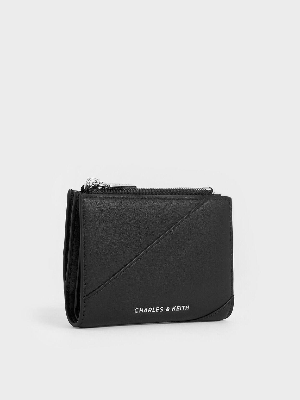 Trin Stitch-Trim Wallet, Noir, hi-res