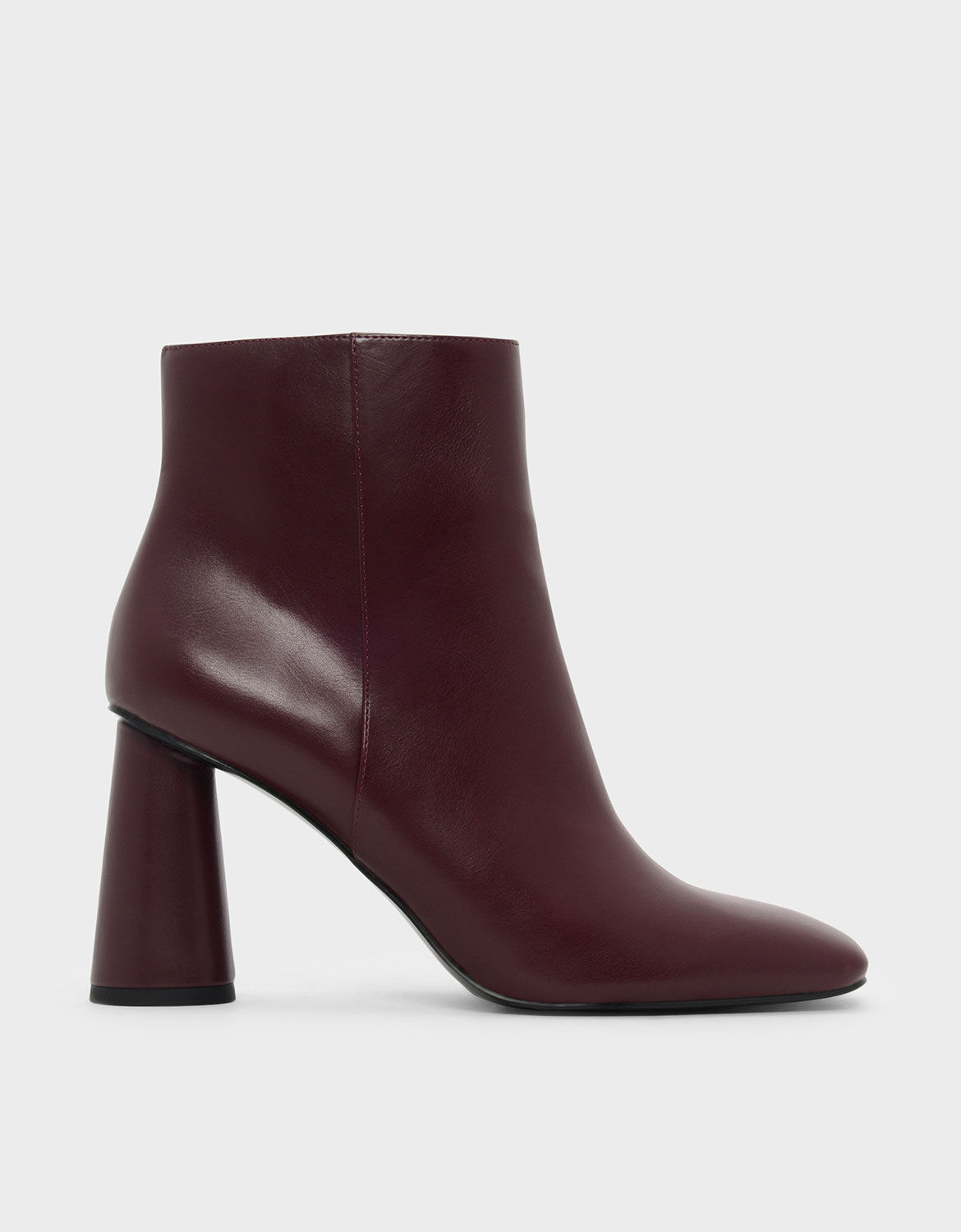 burgundy calf boots
