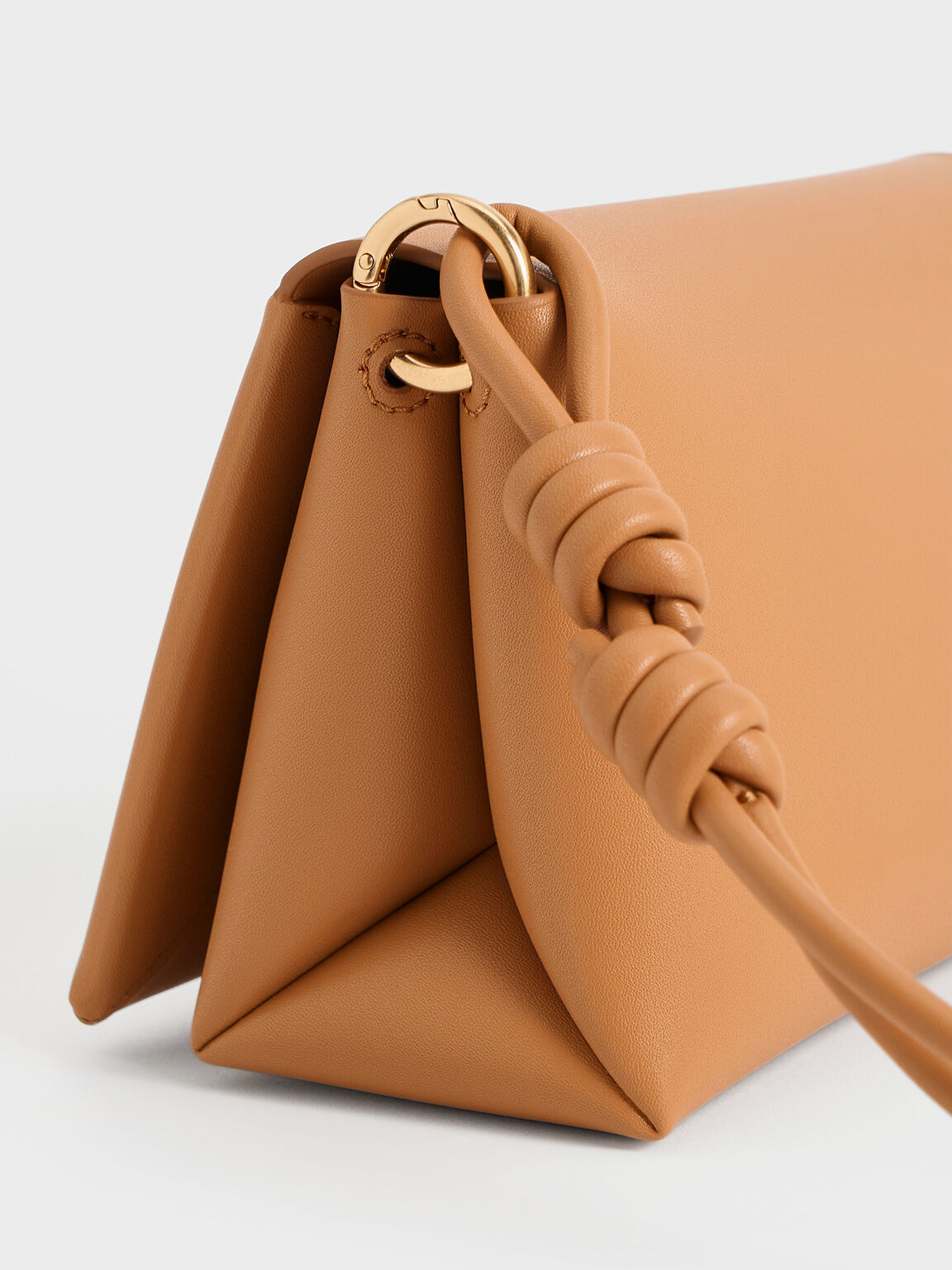 Midori Geometric Shoulder Bag, Toffee, hi-res