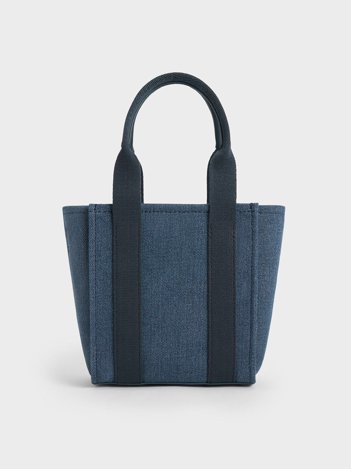 Mini Kay Denim Tote Bag, Denim Blue, hi-res