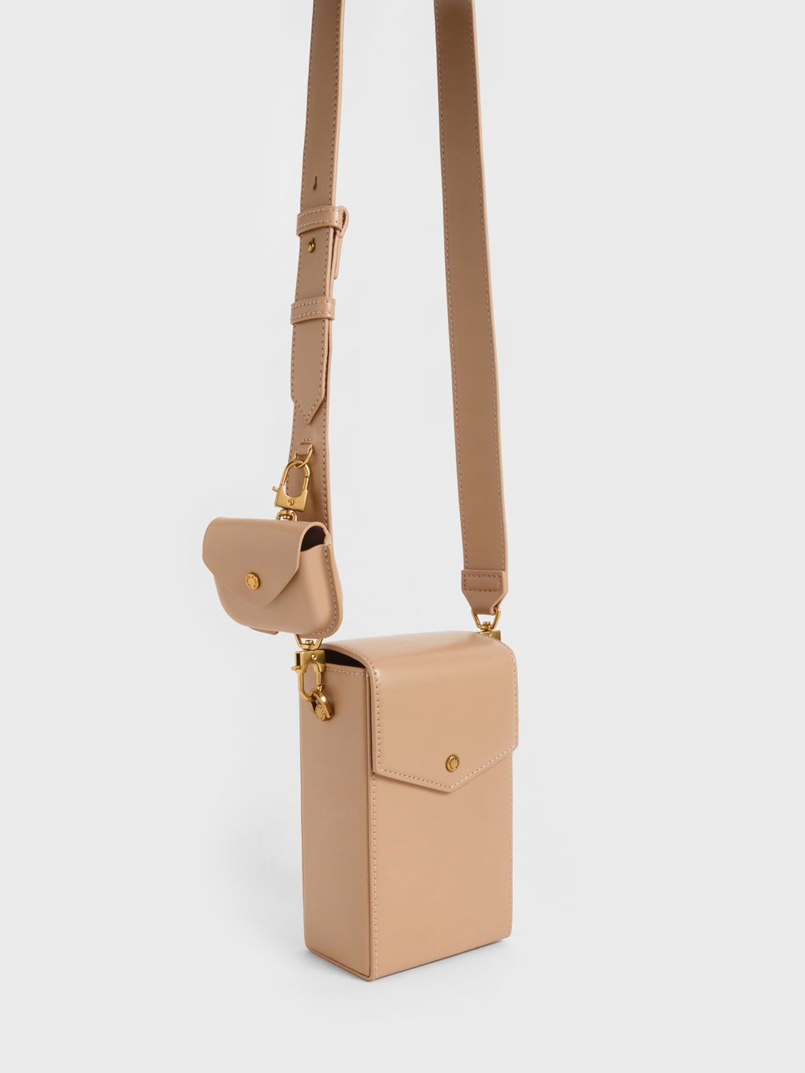 Sac bandoulière long, Beige, hi-res