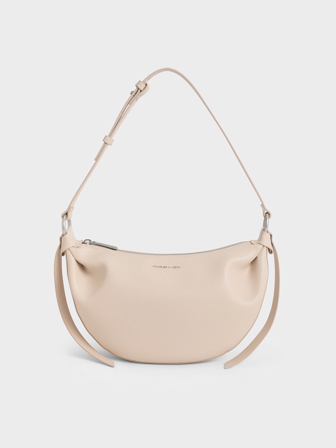 Calla Half-Moon Bag, Oat, hi-res