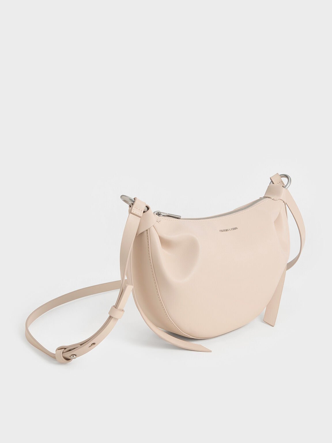 Calla Half-Moon Bag, Oat, hi-res