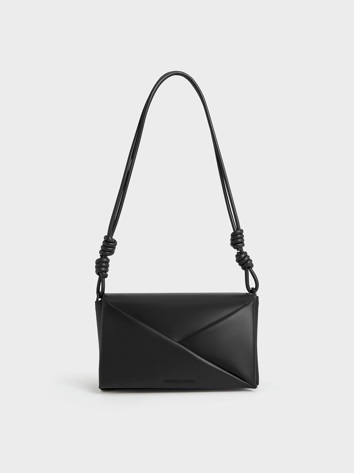 Bolso geométrico Midori, negro azabache, hi-res