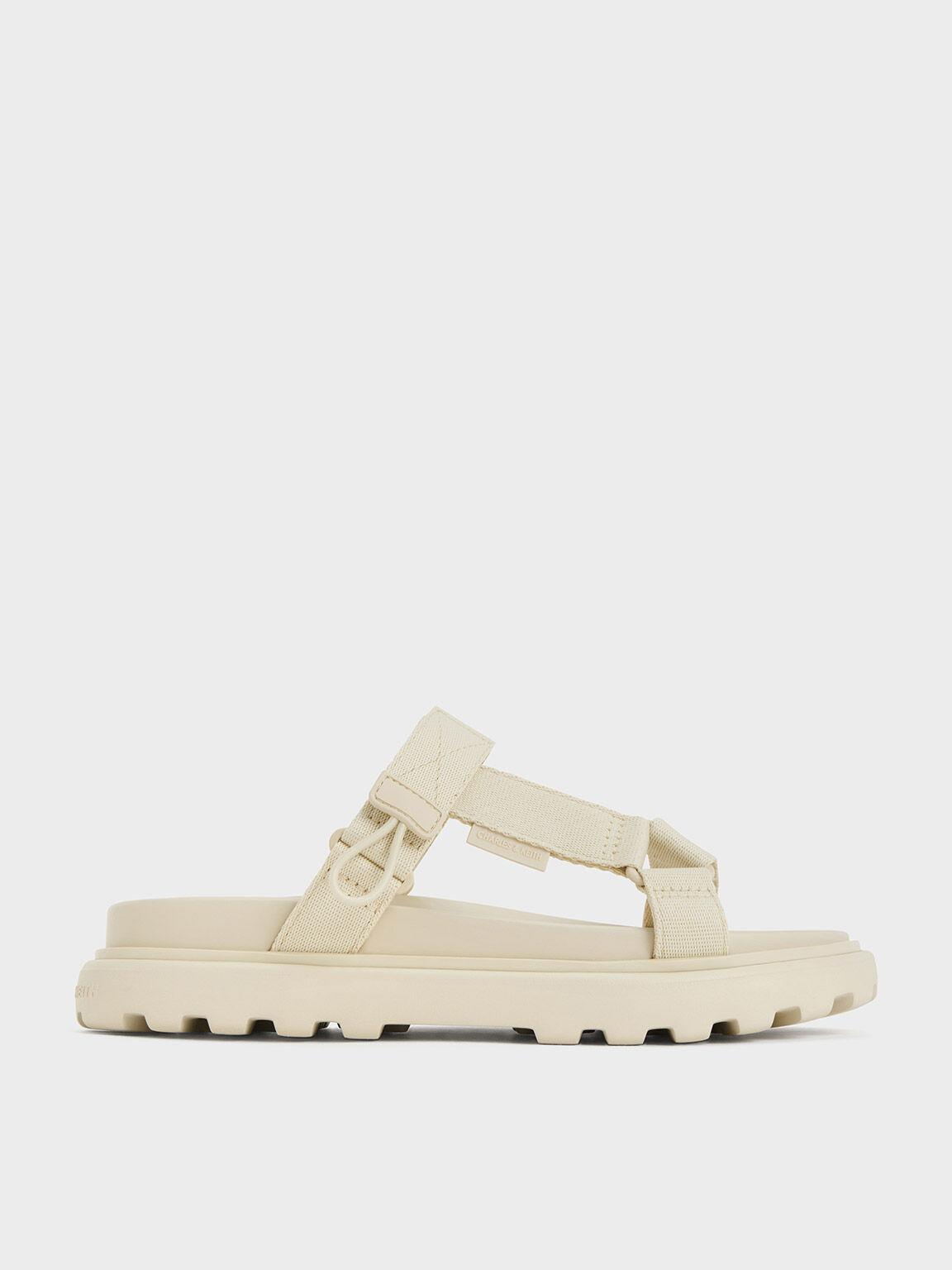 Beige Maisie Sports Sandals - CHARLES & KEITH MT