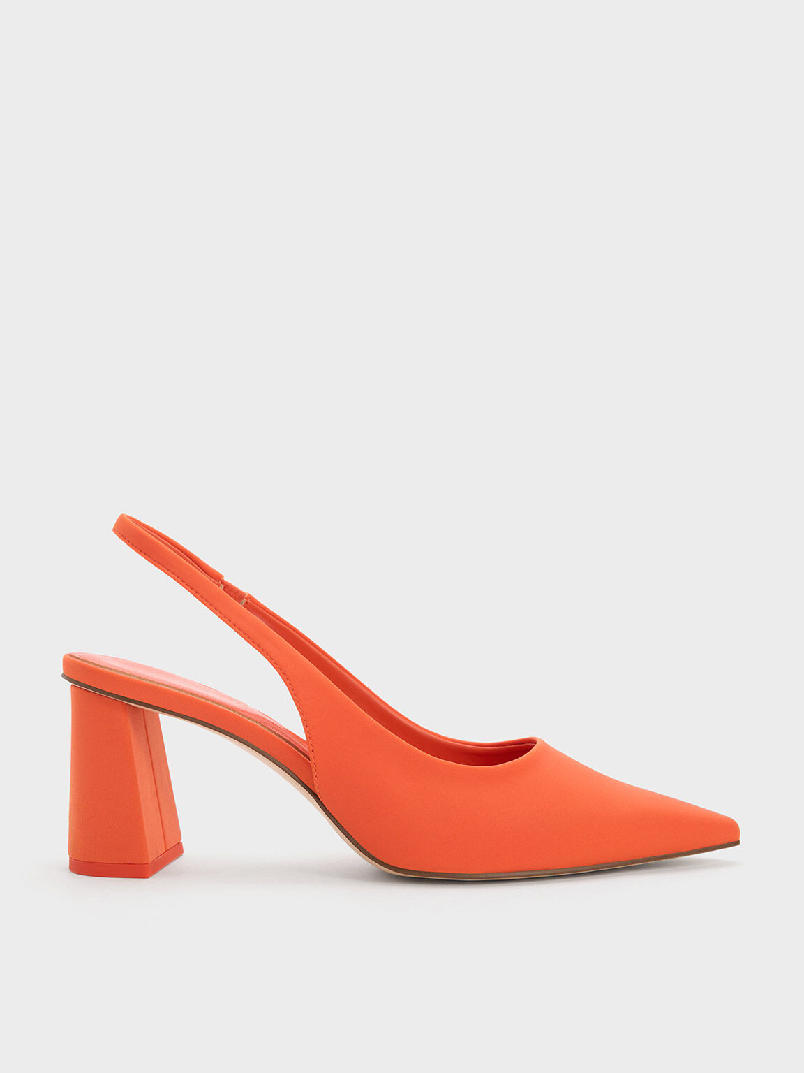 Orange And Light Brown Tiesta Block Heel Shoes at Rs 900/pair in Mumbai |  ID: 14656279673