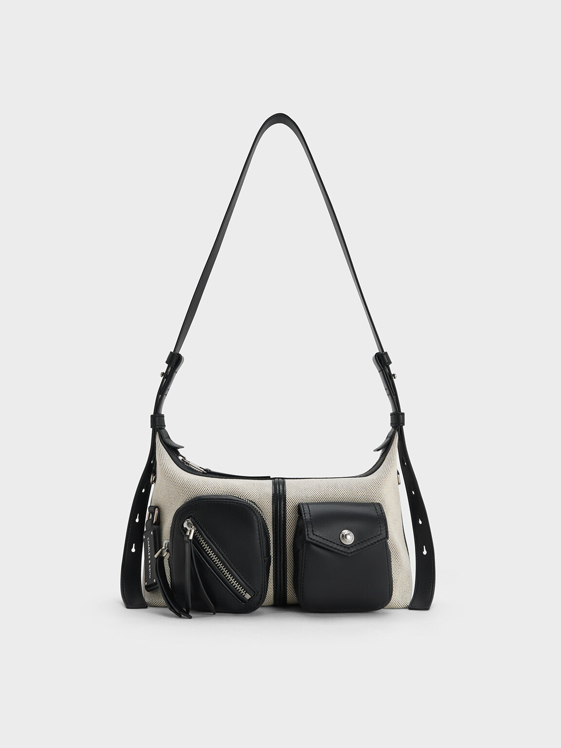 Thora Canvas Multi-Pocket Crossbody Bag, Multi, hi-res