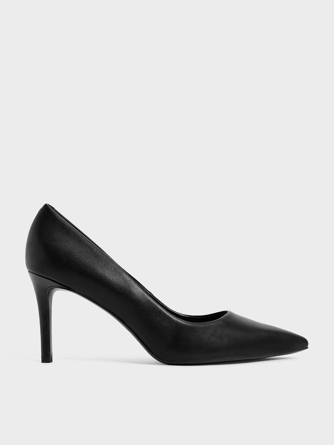 Emmy Pointed-Toe Stiletto Pumps, Black, hi-res