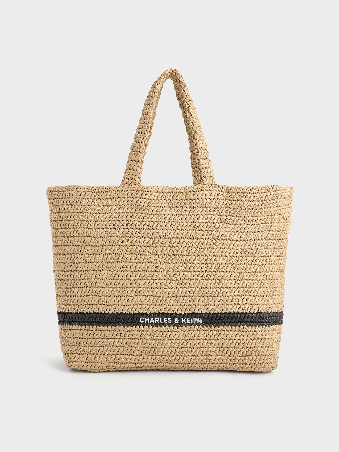 Sac cabas en maille Allegra, Beige, hi-res