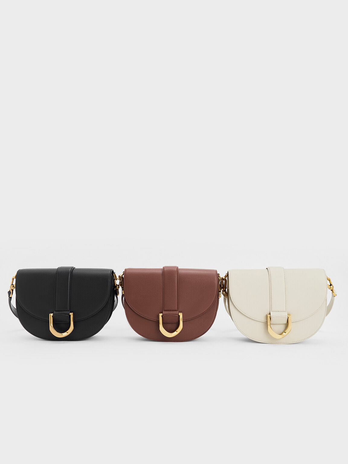 Gabine Saddle Bag, Cream, hi-res