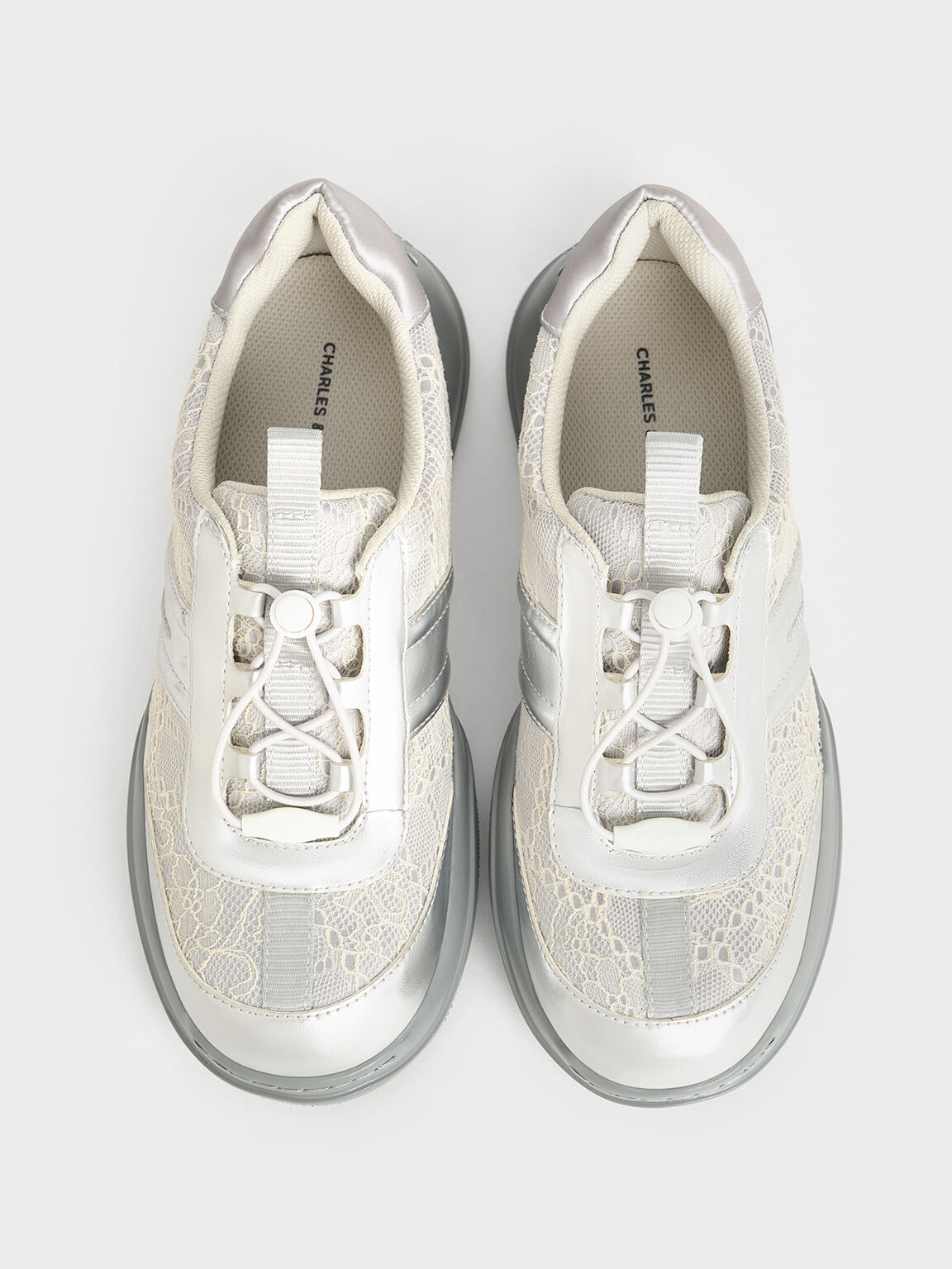 Casey Metallic & Lace Chunky Sneakers, Multi, hi-res