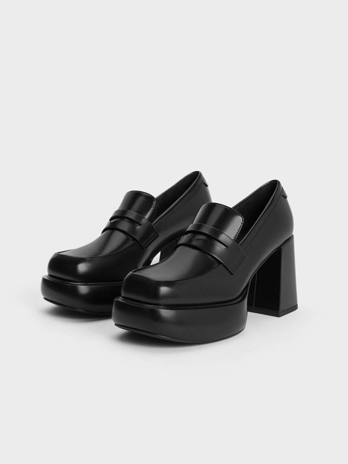H&M Heeled Platform Loafers | Southcentre Mall