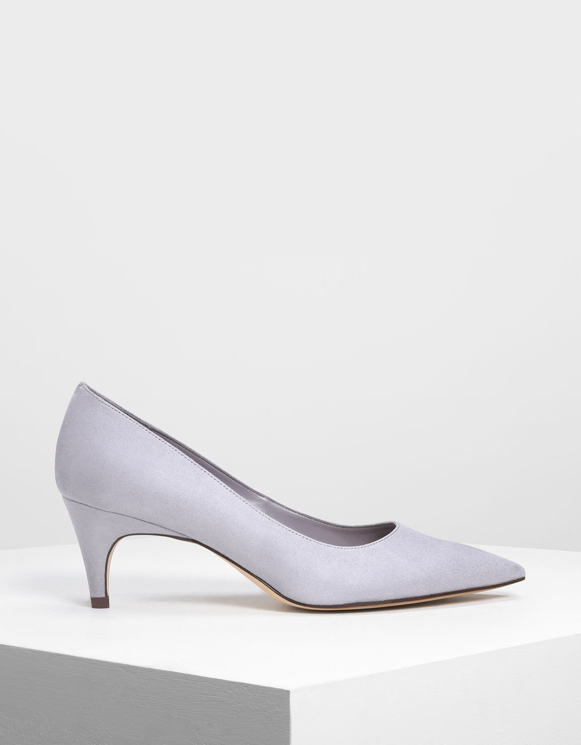 grey high heels