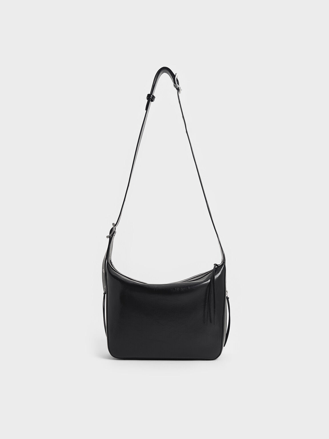 Xylia Hobo Bag, Noir, hi-res