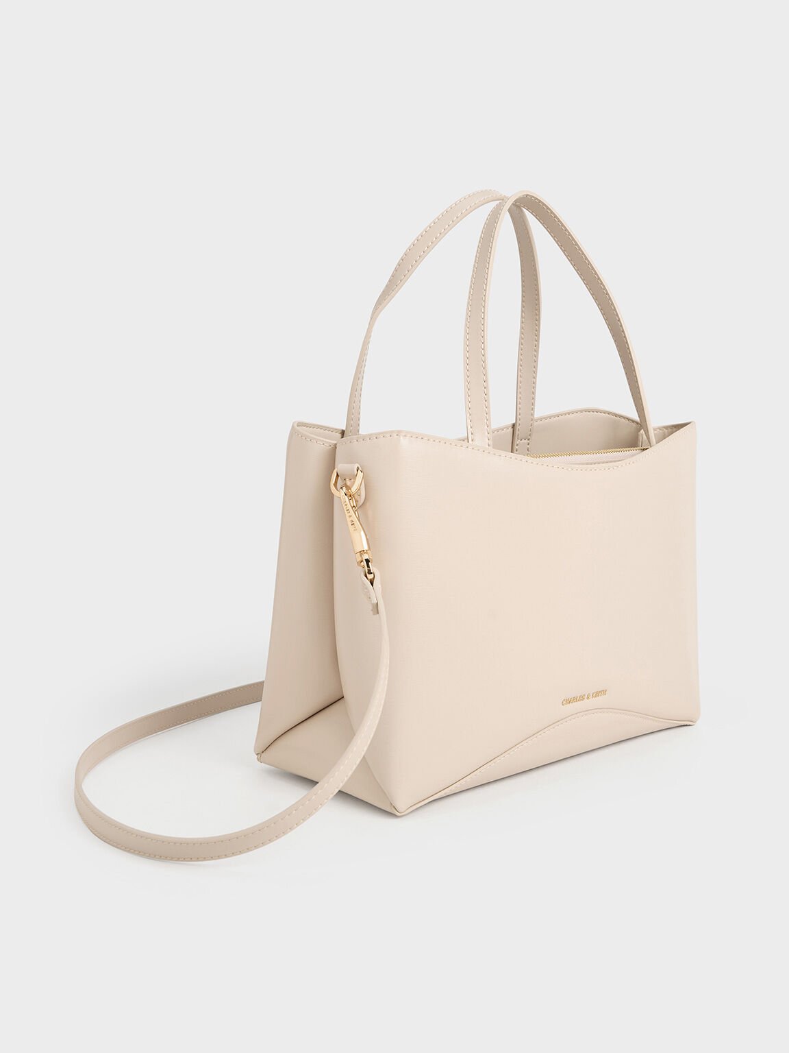 Bolso tote Sybill, Oat, hi-res