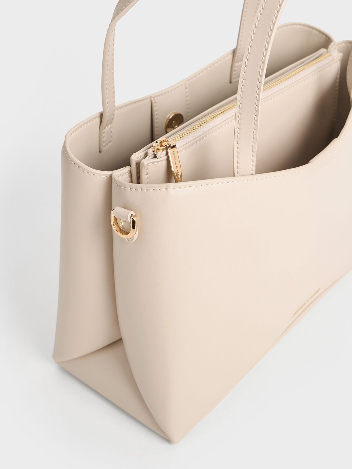 Bolso tote Sybill, Oat, hi-res