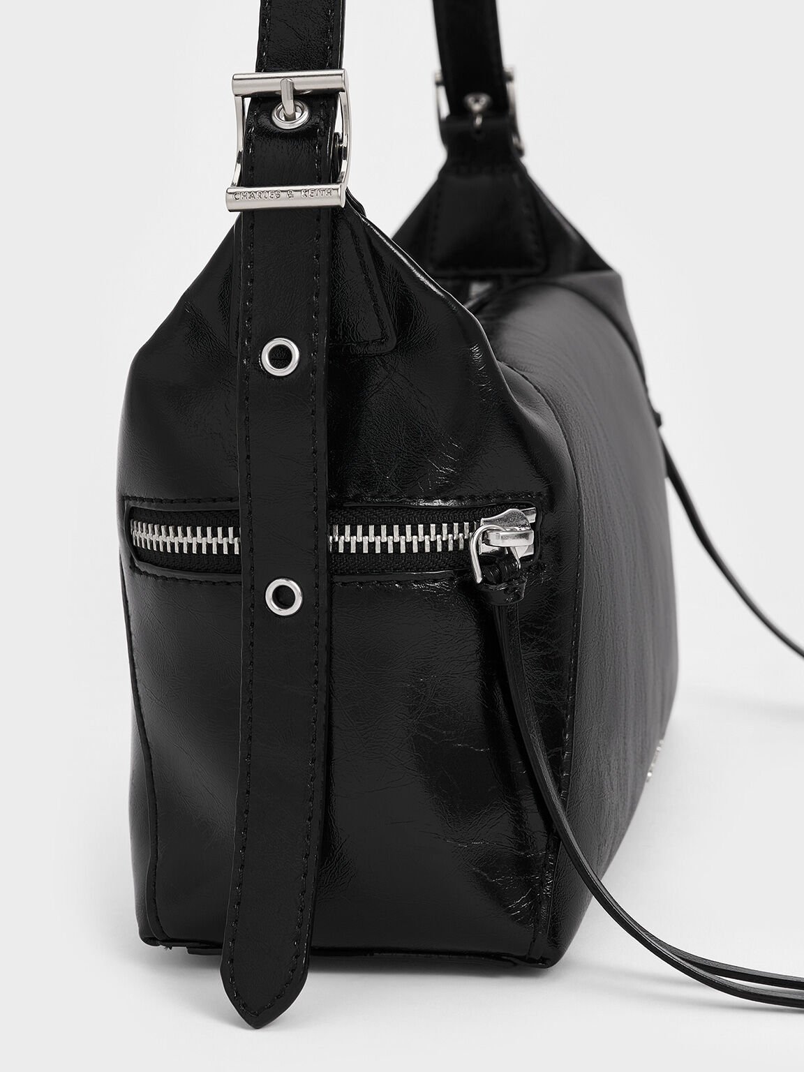 Bolso hobo Xylia, Noir, hi-res