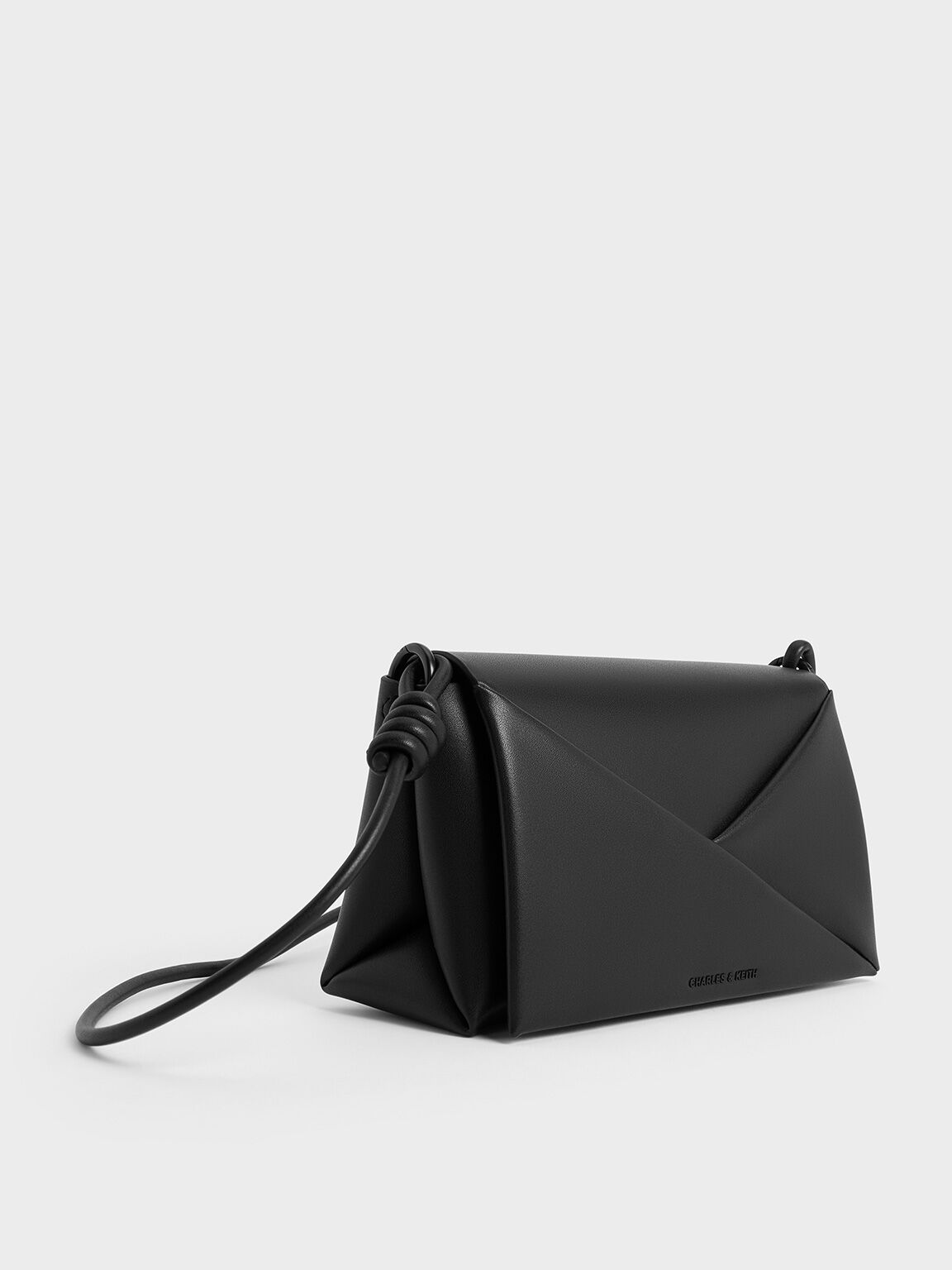 Bolso geométrico Midori, negro azabache, hi-res