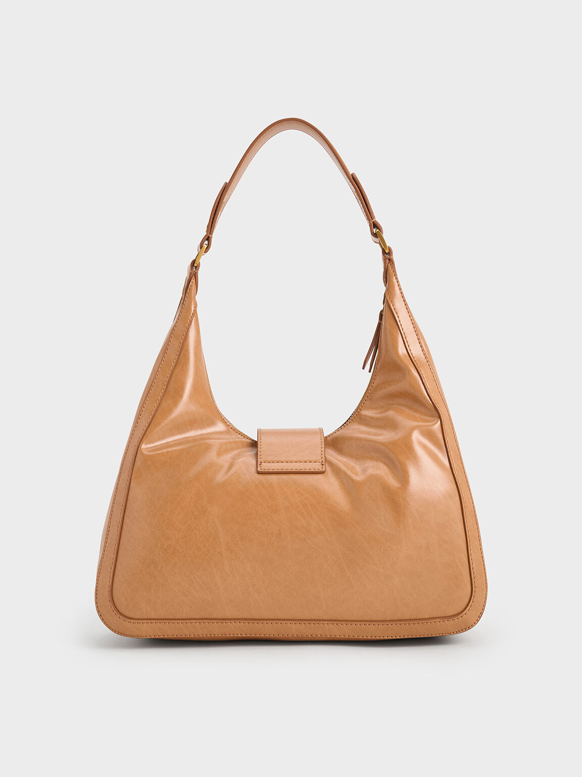 Bolso hobo Charlot, Toffee, hi-res