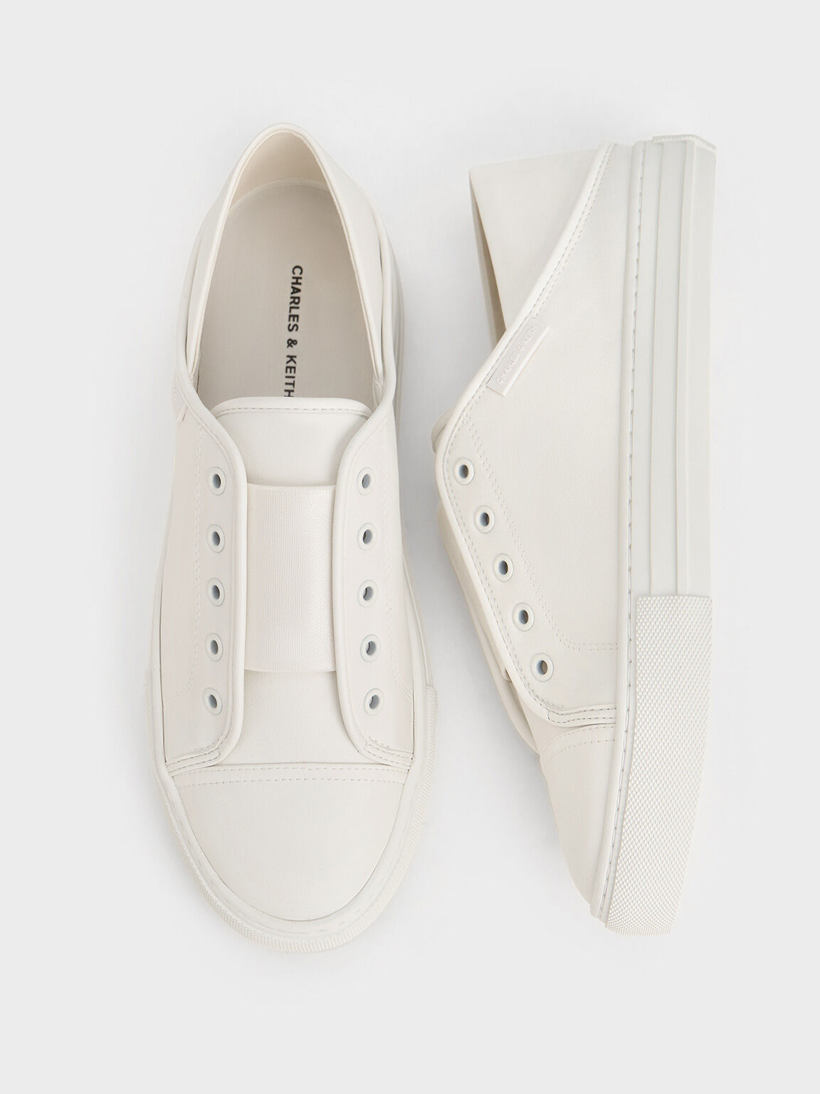 Zapatillas deportivas slip-on, Blanco, hi-res