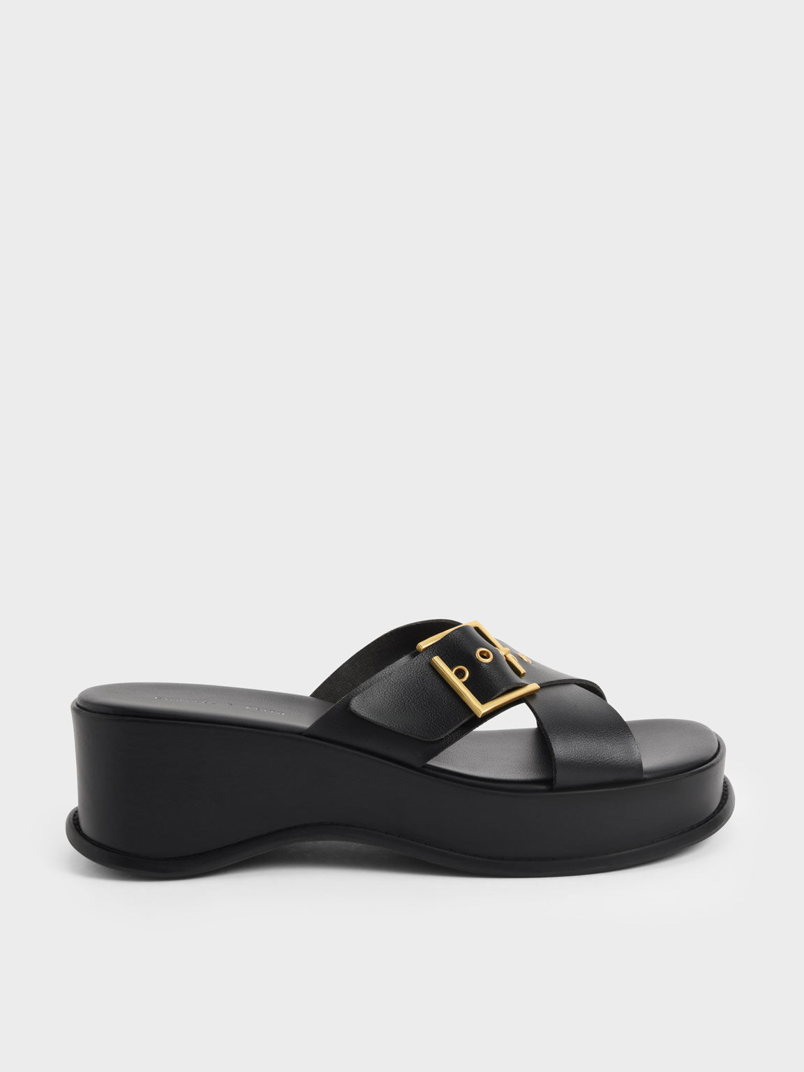 Charles & Keith Buckled Sports Sandals in Natural | Lyst UK