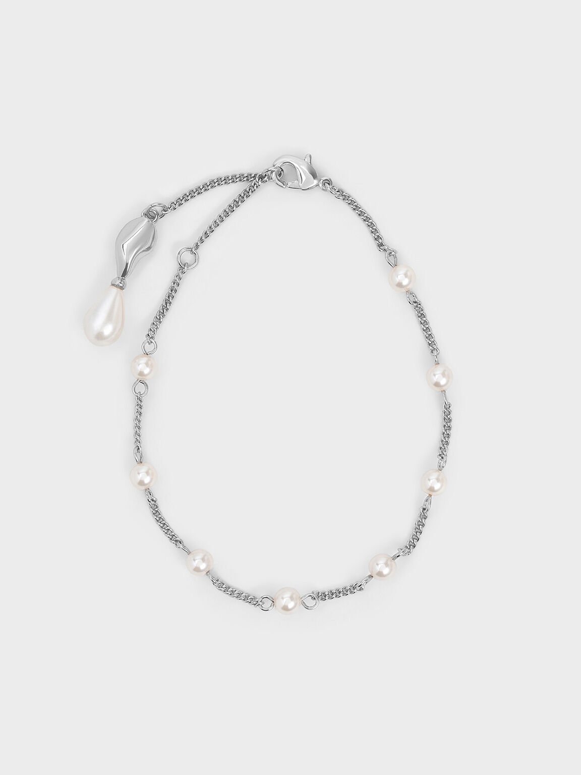 Bracelet en perles Corrine, Argent, hi-res