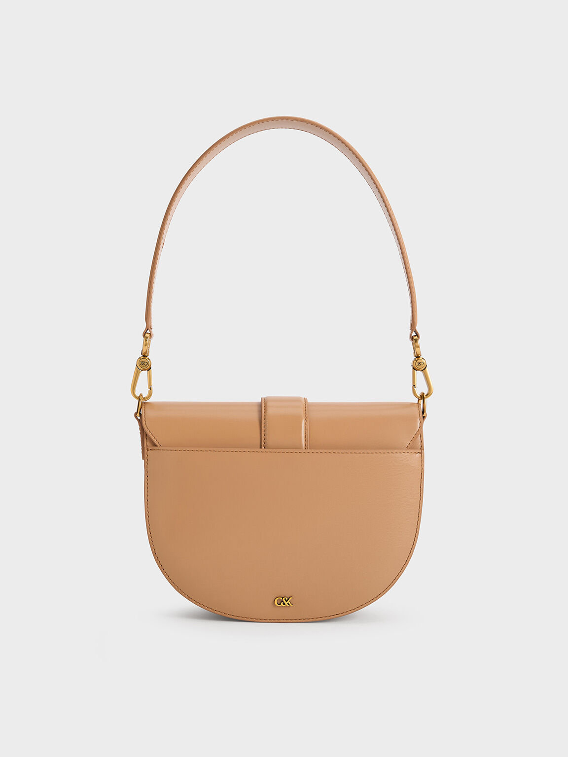 Sac Gabine en cuir, Toffee, hi-res