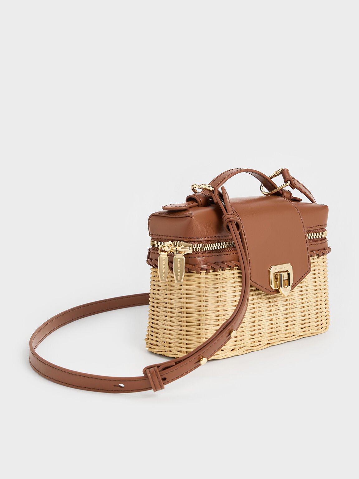 Arwen Top Handle Basket Bag, Multi, hi-res