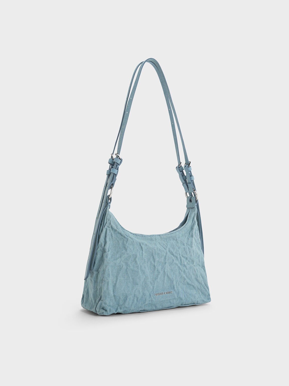 Lark Denim Hobo Bag, Denim Blue, hi-res