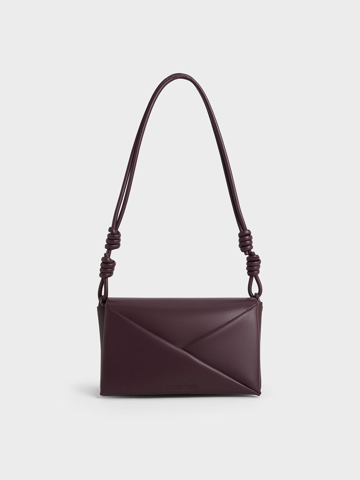 Bolso geométrico Midori, Plum, hi-res