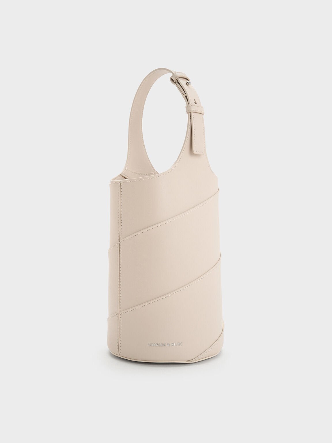 Trin Cylindrical Bucket Bag, Oat, hi-res