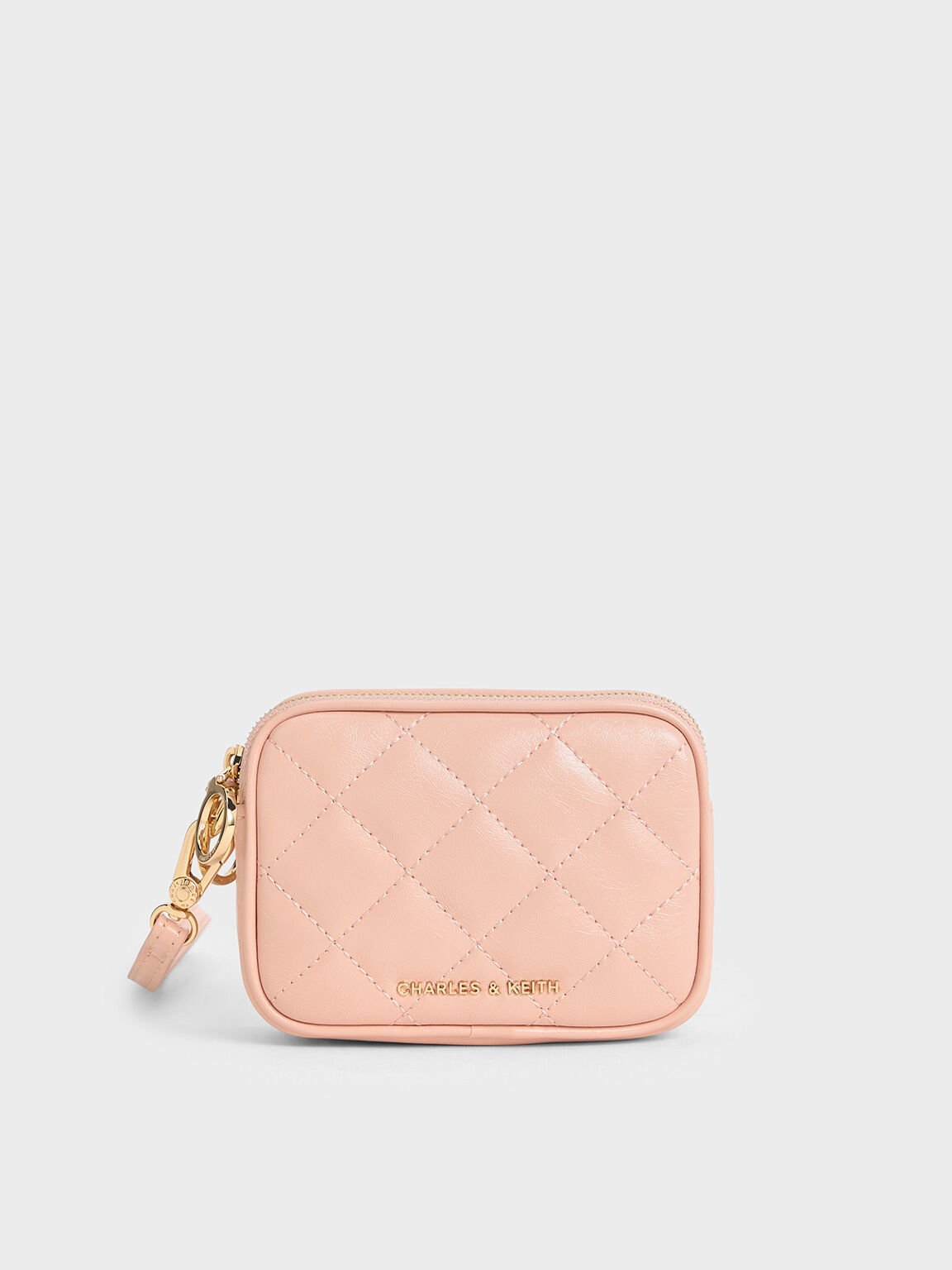 Pochette matelassée Apfra, Rose, hi-res